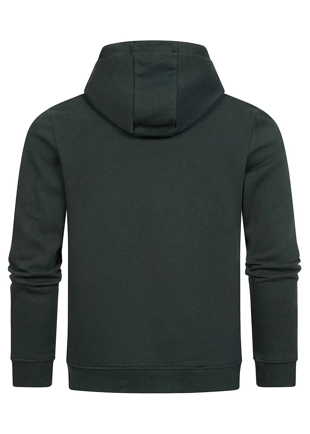 Brave Soul Heren Hoodie met Kangoeroezak flessengroen