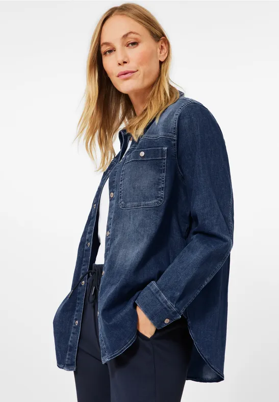 CECIL Denim overshirt