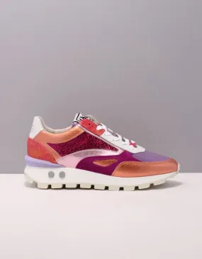 Floris van Bommel Sfw-10097 - Lage sneakers - Dames - Rood