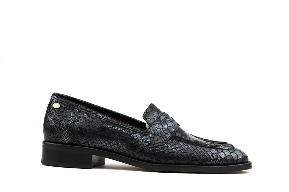 Fred de la Bretoniere Mint Loafer Black