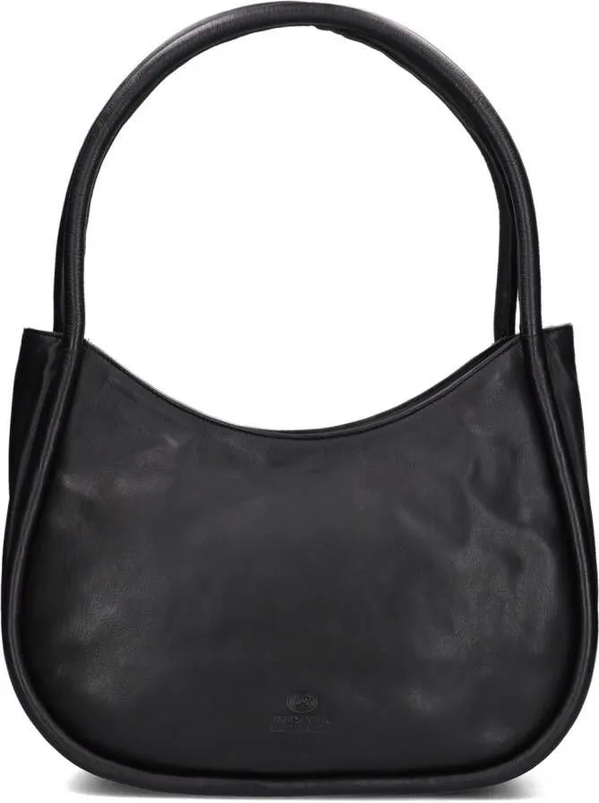 Fred de la Bretoniere Zwarte Schoudertas Lea Schoulderbag
