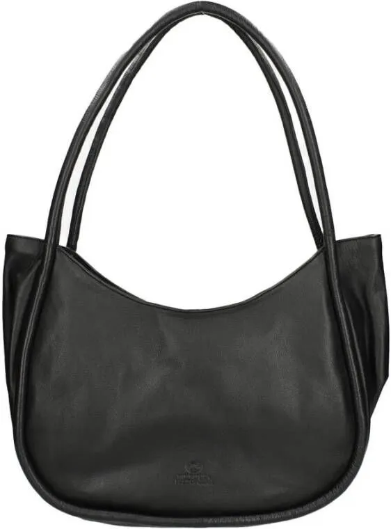 Fred de la Bretoniere Zwarte Schoudertas Lea Schoulderbag