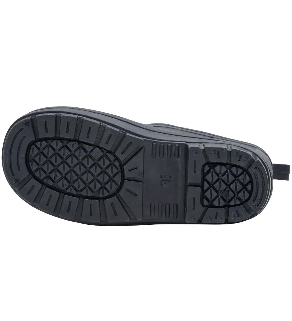 HUMMEL GEVOERDE RUBBERLAARZEN  HMLTHERMO BOOT JR  BLACK IRIS