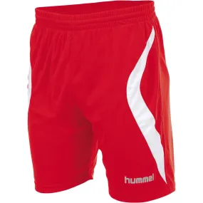 Hummel Manchester Short Kinderen - Rood / Wit