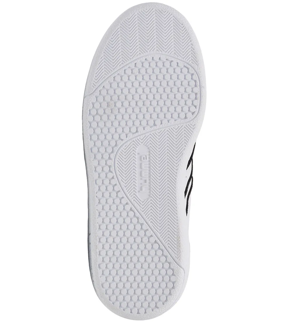HUMMEL SCHOENEN  OVERWINNING  WIT/ZWART