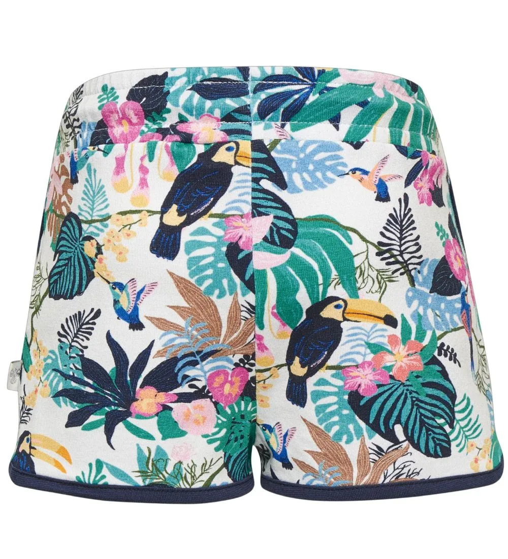HUMMEL SHORTS  HMLKAIA  LICHTGROEN M. BLOEMEN