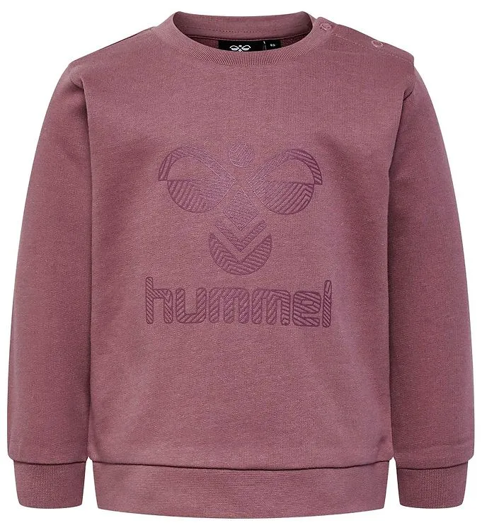 HUMMEL SWEATSHIRT  HMLFASTWO LIMOEN SWEATSHIRT  WEEMOEDIG MAUV