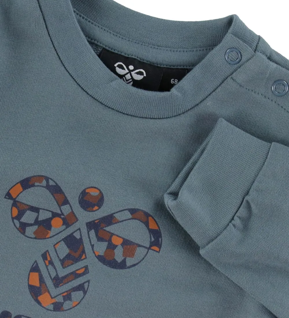 HUMMEL SWEATSHIRT  HMLLIME  STORMACHTIG WEER