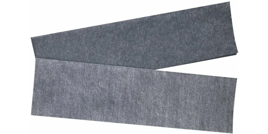 HYGOCLEAN INDUSTRIëLE DOEK, GELEGD, GLAD, GRIJS, 42X38CM 1LAAGS, 56% CELLULOSE / 44% PES, PLUISARM