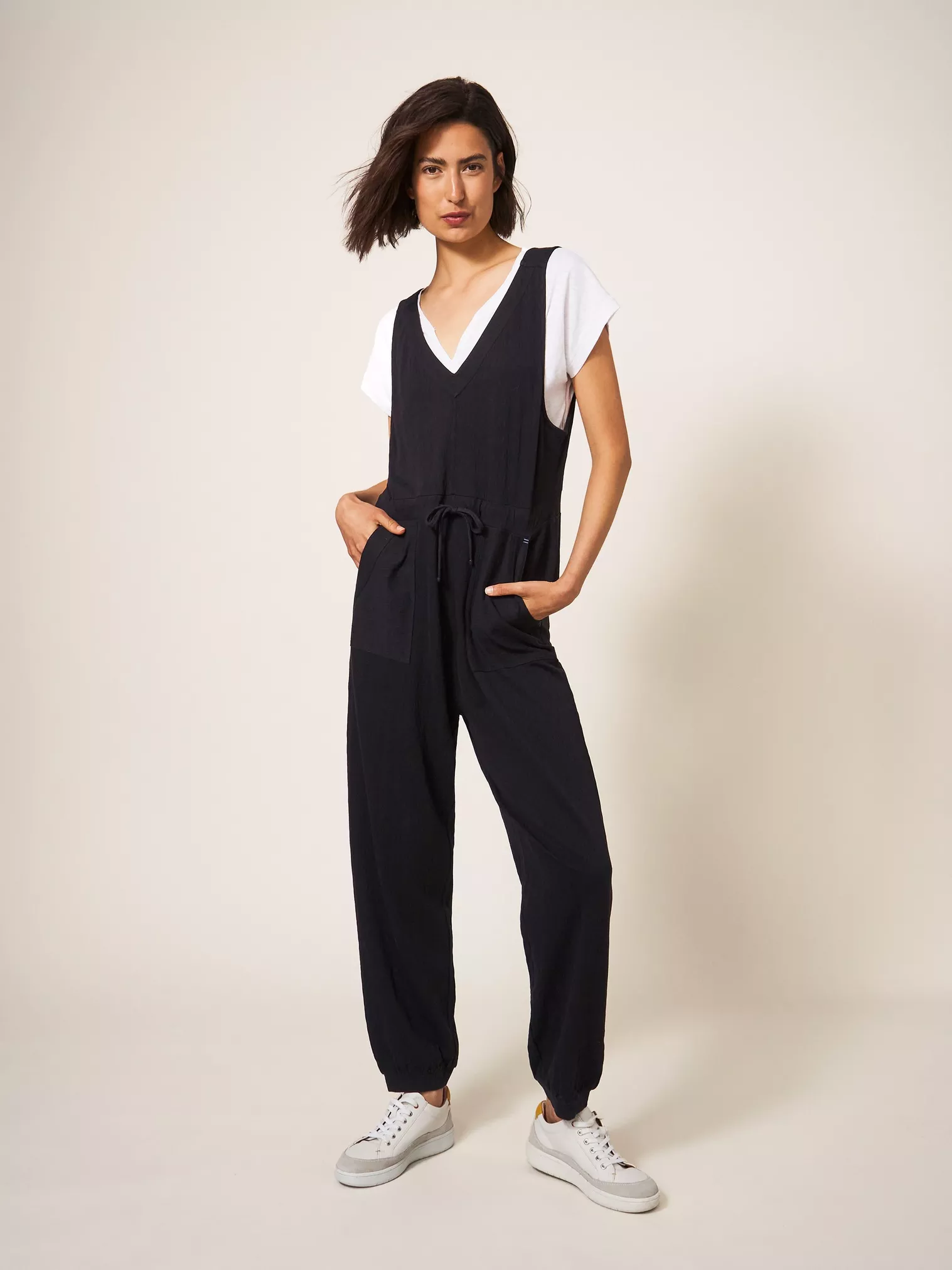 LAINEY JERSEY JUMPSUIT – BLACK
