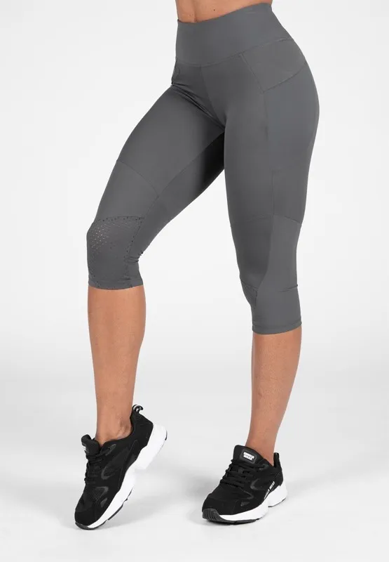 MONROE CROPPED LEGGINGS  GRAY  M
