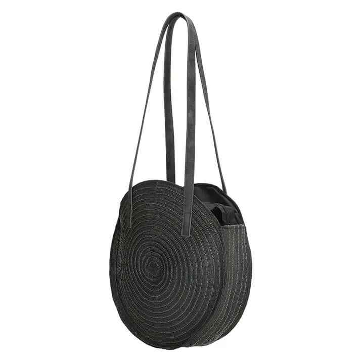 PE Florence Rieten Shopper Natural Life Zwart