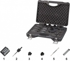 PHANTOM HSSCO 8% BIMETAAL SET GATZAGEN, QUICK CHANGE, Ø 19 T/M 64