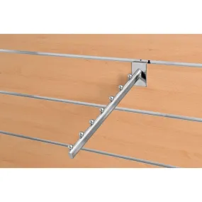 Presentatiestang schuin chroom ovaal 36cm