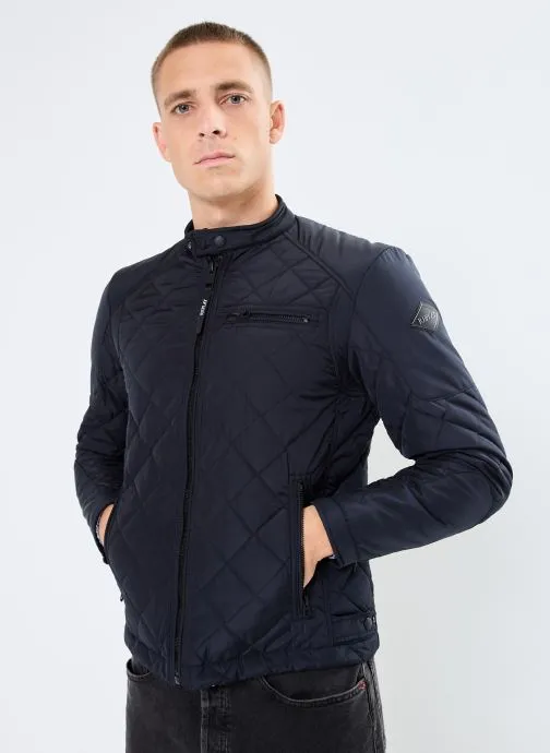      REPLAY VESTE BIKER  BLAUW   
