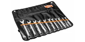 Set metrische combinatiesleutels - 11-delig/tas